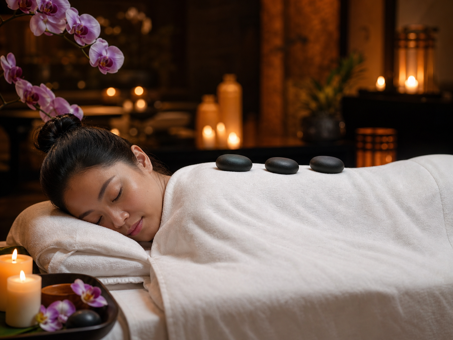 Massage Đá Nóng Trị Liệu